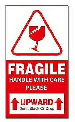 2x3 fragile verso - fragile/verso, l'alto/non