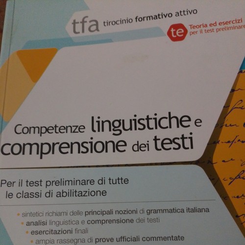 Competenze linguistiche - linguistiche, e