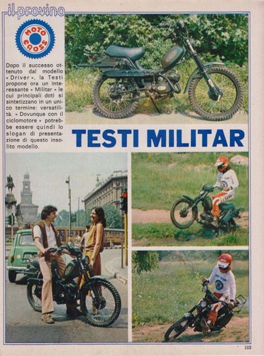Advertising test moto testi - advertising,