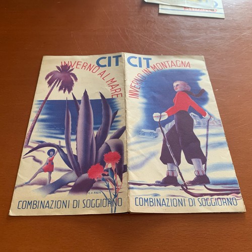 Sci ski prospekt illustrato - sci, cv